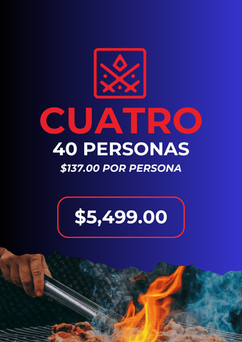 PAQUETE CUATRO ( 40 PERSONAS )