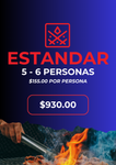 PAQUETE ESTANDAR (5 a 6 personas)