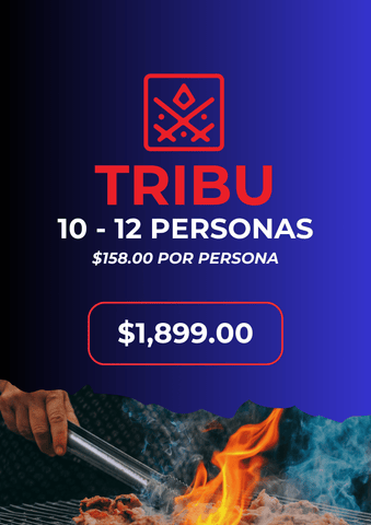 PAQUETE TRIBU  (10 a 12 personas)