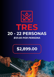 PAQUETE TRES ( 20 -22 PERSONAS )